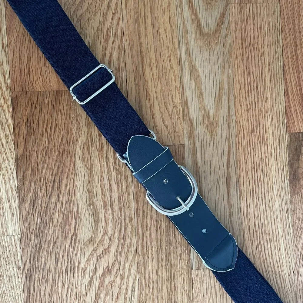 Navy Blue Adjustable Waist Baseball Softball Belt Youth Kids
